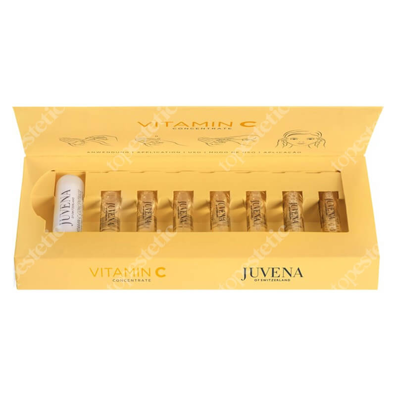 Juvena Miracle Vitamin C Brightening Pearls + Miracle Boost Essence Skoncentrowana czysta witamina C 7 x 2 ml