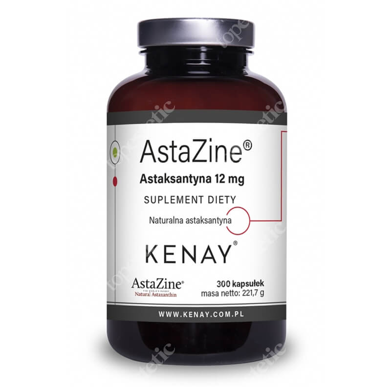 Kenay AstaZine Astaksantyna 12 mg suplement diety 300 kapsułek