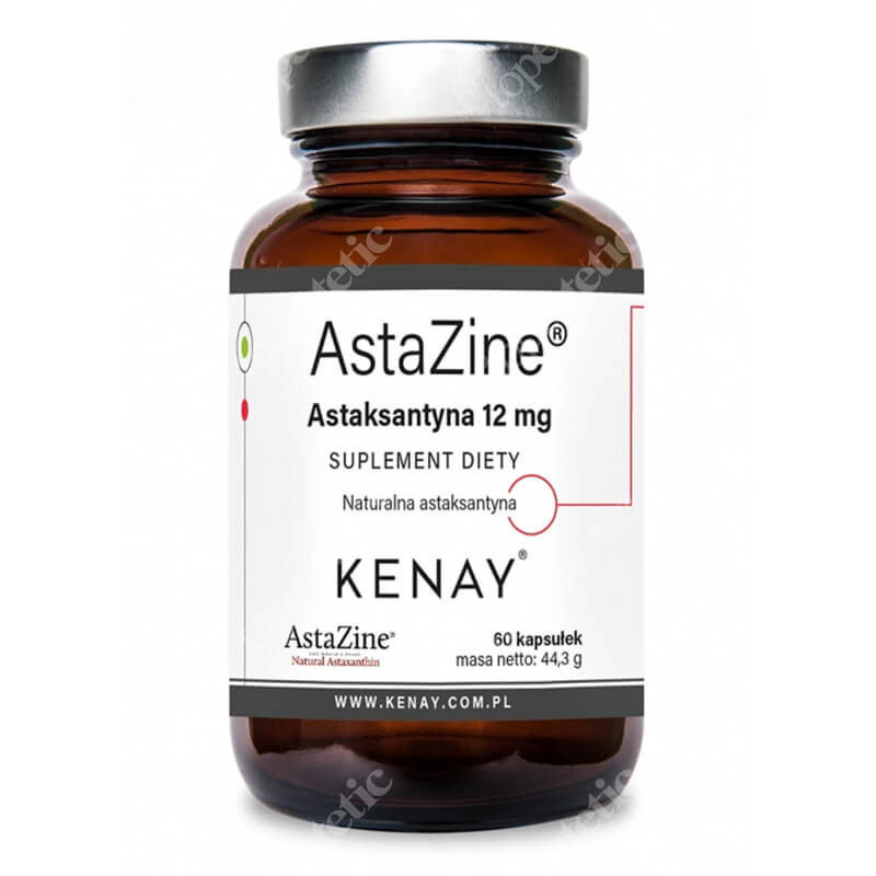 Kenay AstaZine Astaksantyna 12 mg suplement diety 60 kapsułek
