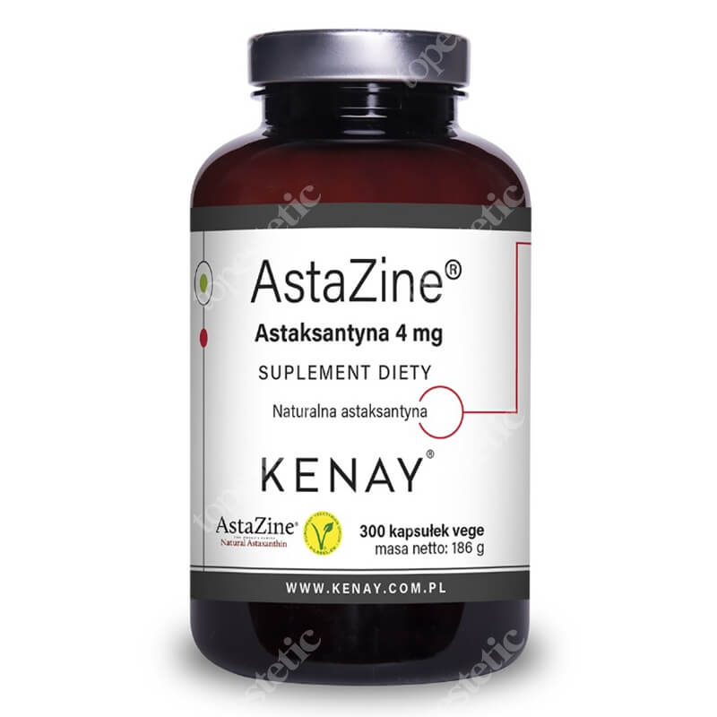 Kenay AstaZine Astaksantyna 4 mg suplement diety 300 kapsułek