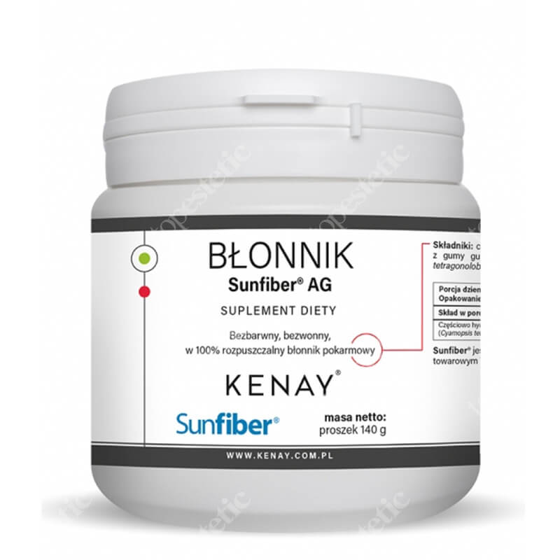 Kenay Błonnik Sunfiber AG Błonnik suplement diety 140 g
