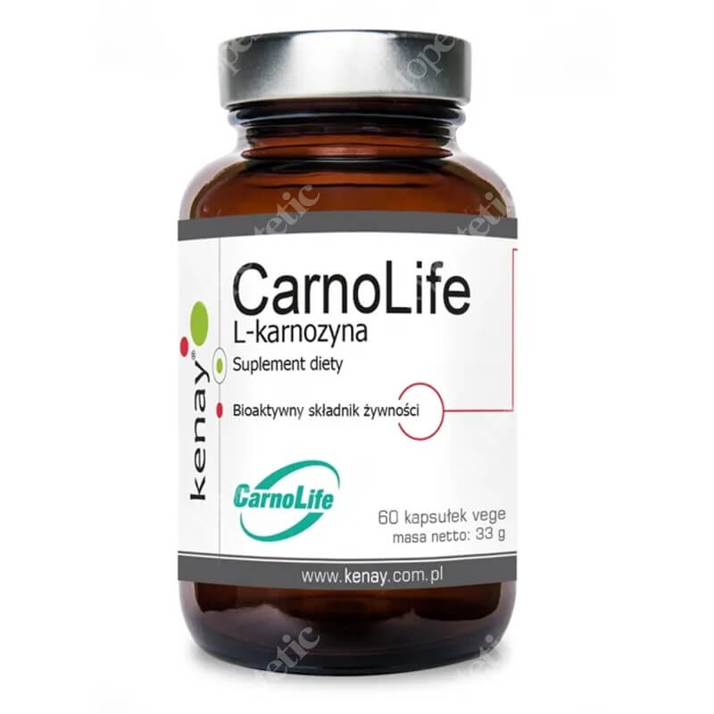 Kenay CarnoLife L-karnozyna Suplement diety 60 kapsułek