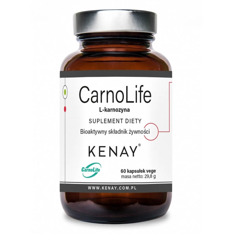 Kenay CarnoLife L-karnozyna Suplement diety 60 kapsułek