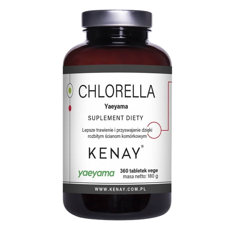 Kenay Chlorella Yaeyama Suplement diety 360 tabletek