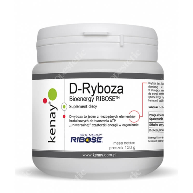 Kenay D-Ryboza Bioenergy Ribose Suplement diety 150 g
