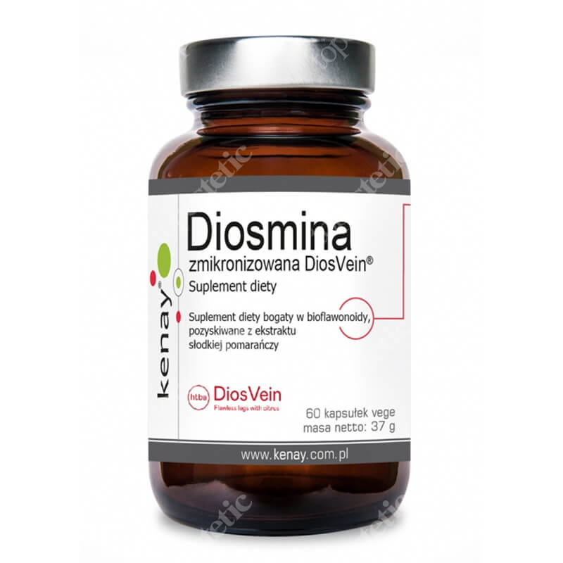 Kenay Diosmina Zmikronizowana DiosVein Suplement diety 60 kapsułek
