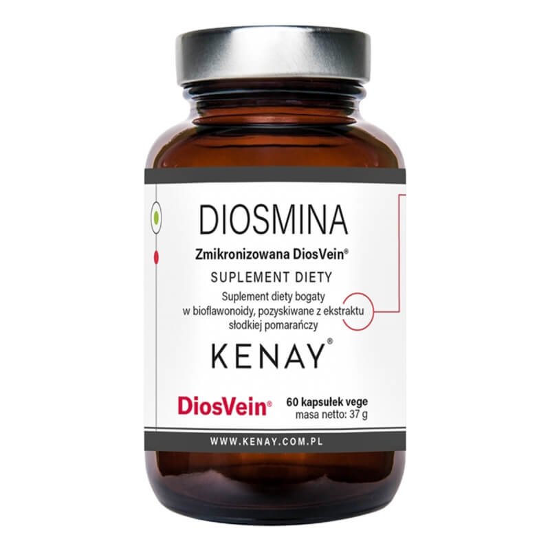 Kenay Diosmina Zmikronizowana DiosVein Suplement diety 60 kapsułek