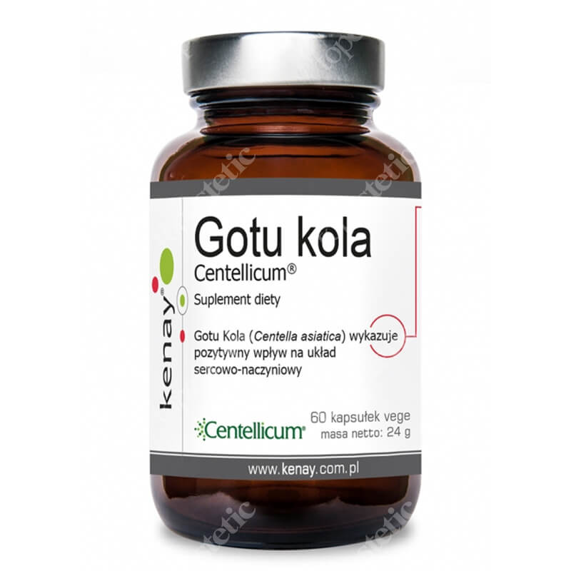 Kenay Gotu Kola Centellicum Suplement diety 60 kapsułek