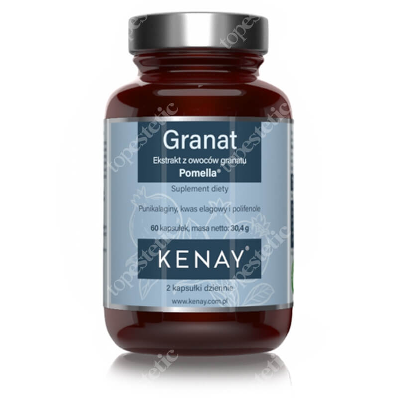Kenay Granat Pomella Ekstrakt z owoców granatu 60 kapsułek