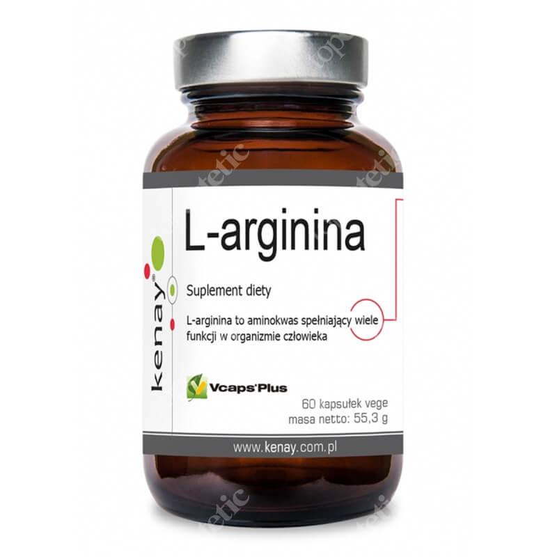Kenay L- Arginina Suplement diety 60 kapsułek