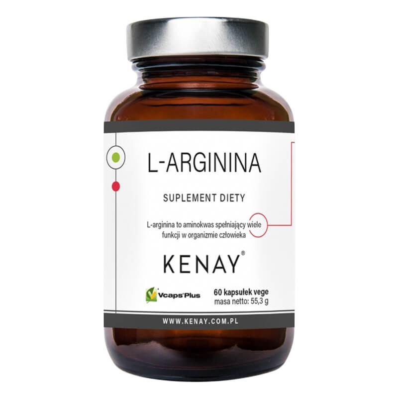 Kenay L- Arginina Suplement diety 60 kapsułek