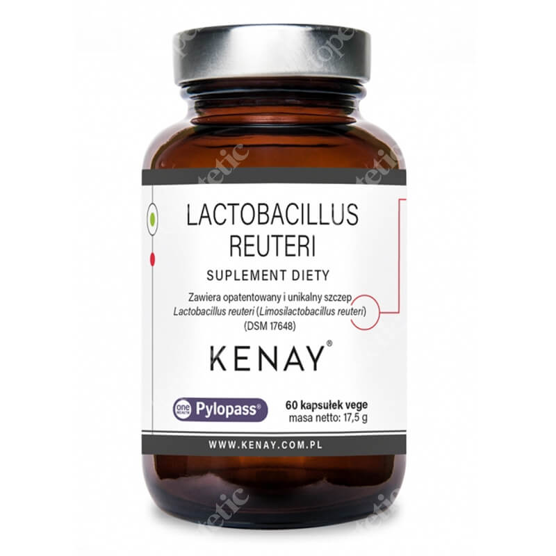 Kenay Lactobacillus Reuteri Pylopass Suplement diety 60 kapsułek