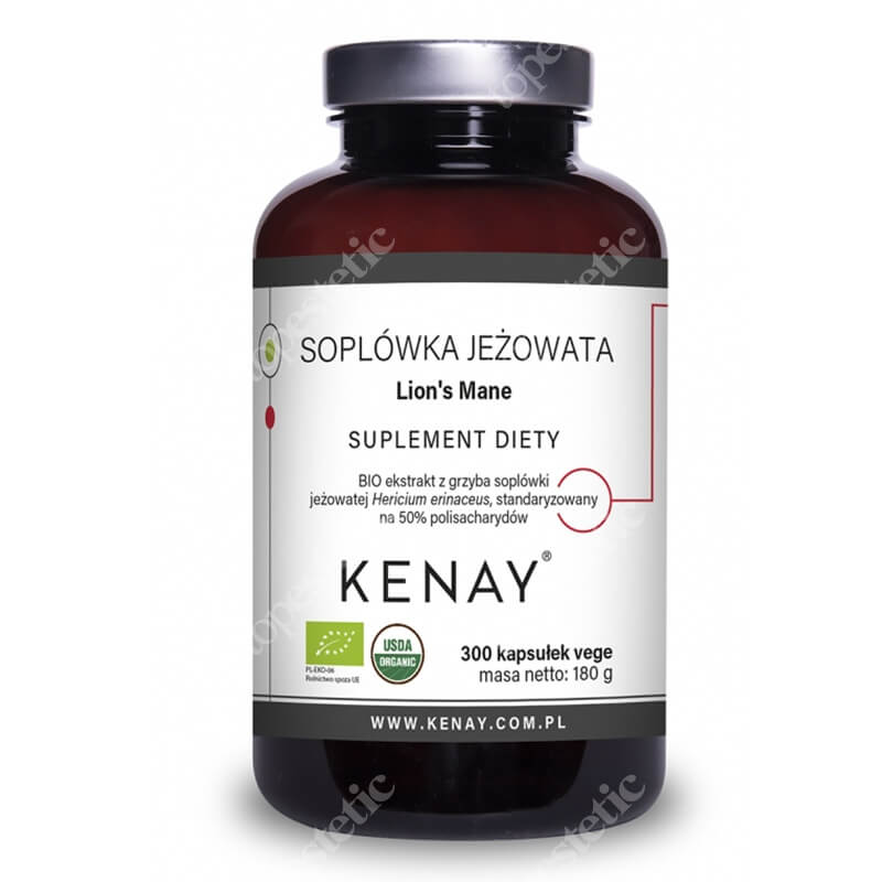 Kenay Lion's Mane Soplówka jeżowata 300 kapsułek
