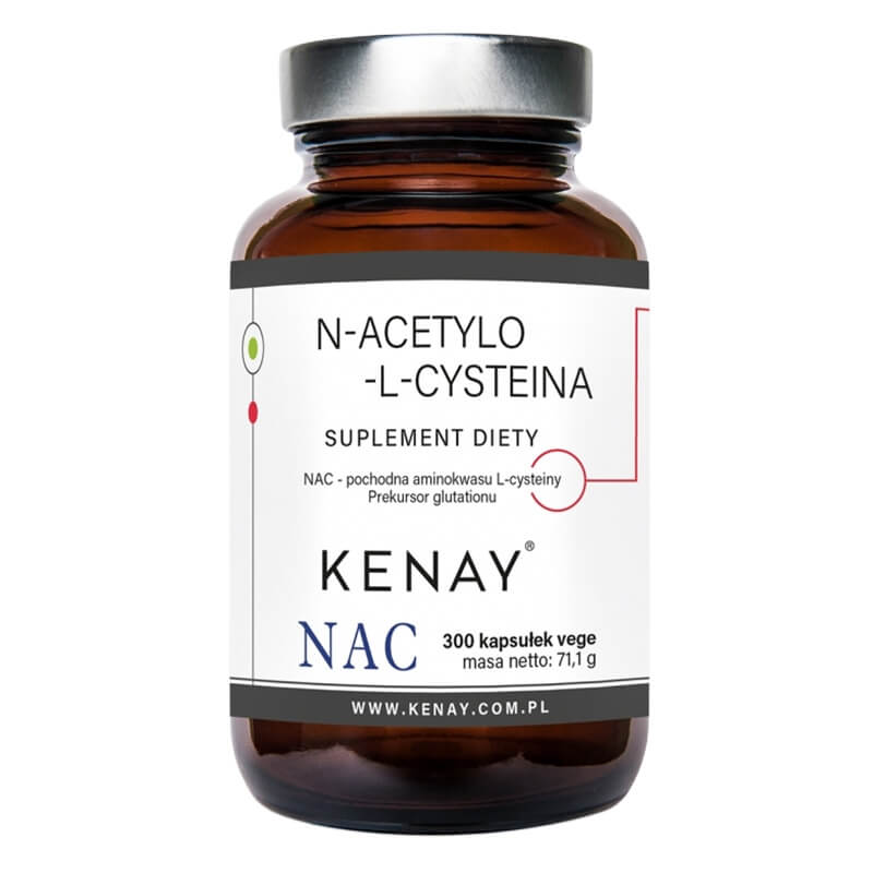 Kenay NAC N-Acetylo-L-Cysteina Suplement diety 300 kapsułek