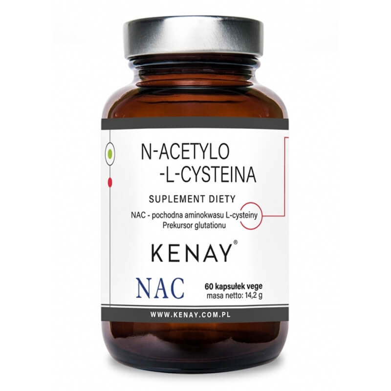 Kenay NAC N-Acetylo-L-Cysteina Suplement diety 60 kapsułek