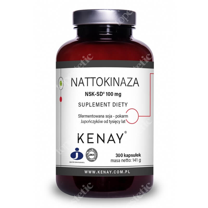 Kenay Nattokinaza NSK-SD 100 mg Suplement diety 300 kapsułek