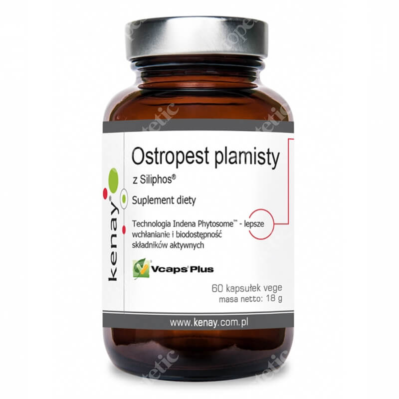 Kenay Ostropest Plamisty z Siliphos Suplement diety 60 kapsułek