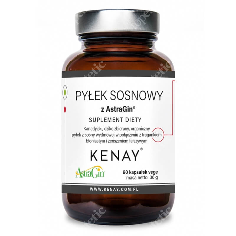 Kenay Pyłek Sosnowy z AstraGin Suplement diety 60 kapsułek