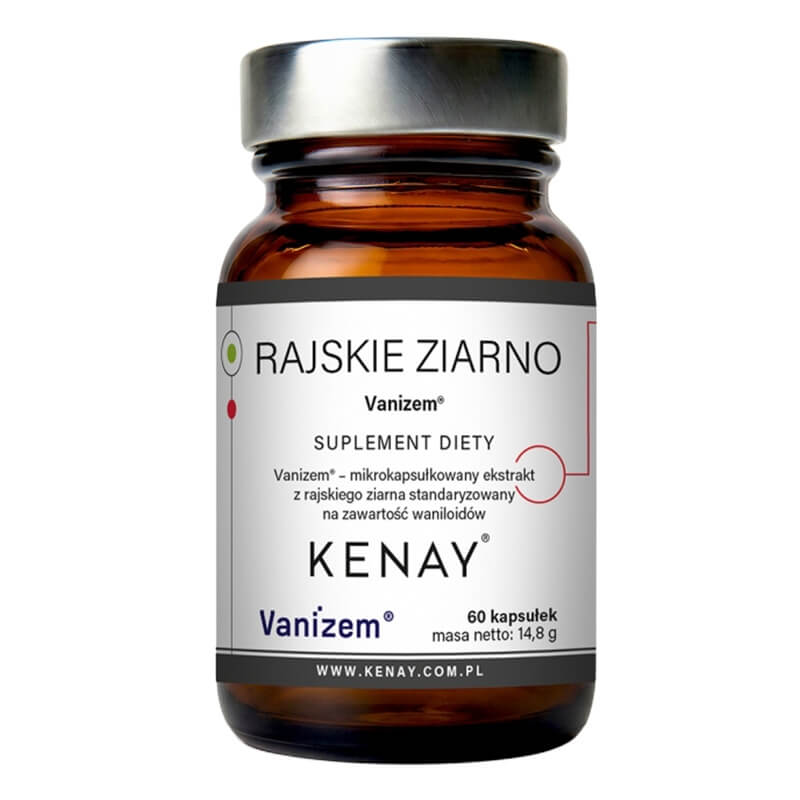 Kenay Rajskie Ziarno Vanizem® Suplement diety 60 kapsułek