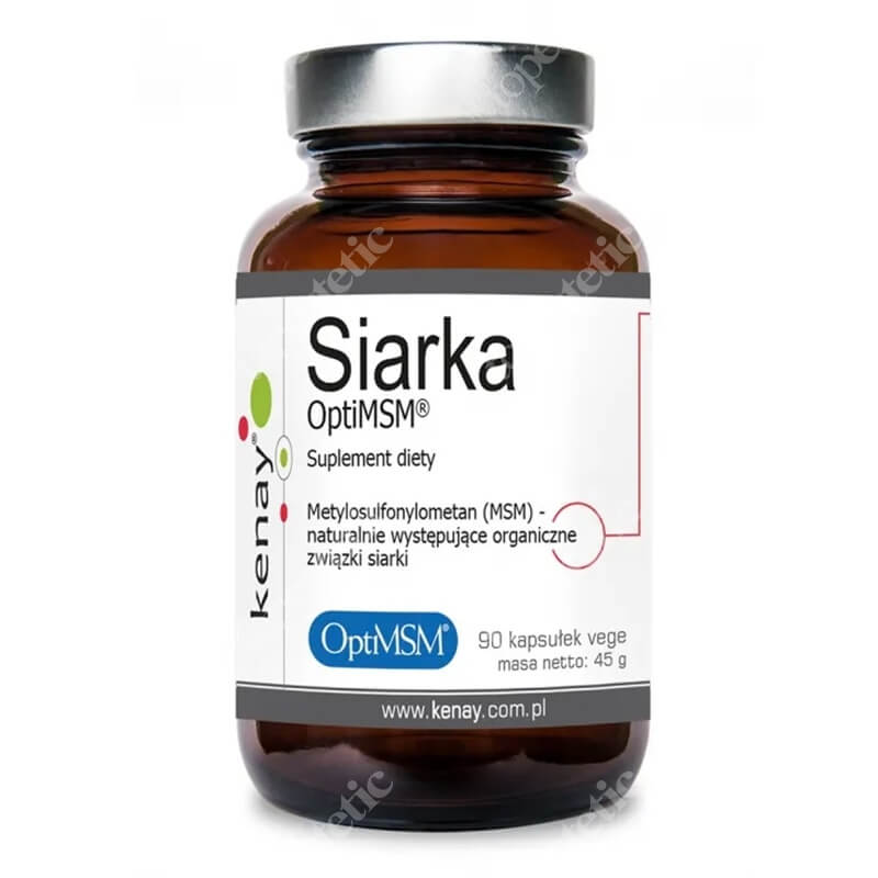 Kenay Siarka OptiMSM Suplement diety 90 kapsułek