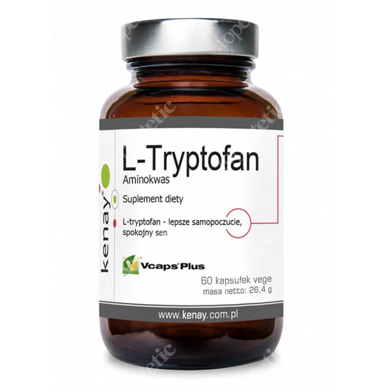 Kenay L-Tryptofan Aminokwas suplement diety 60 kapsułek