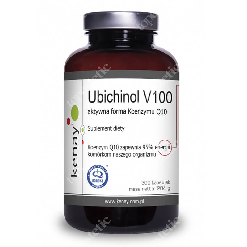 Kenay Ubichinol V100 Aktywna forma Koenzymu Q10 300 kapsułek