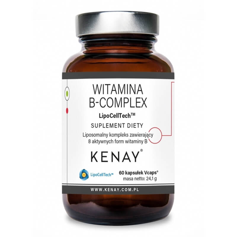 Kenay Witamina B Complex LipoCellTech™ Suplement diety 60 kapsułek