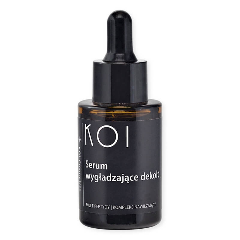 Koi Serum wygładzające dekolt Multipeptydy, kompleks nawilżający 30 ml