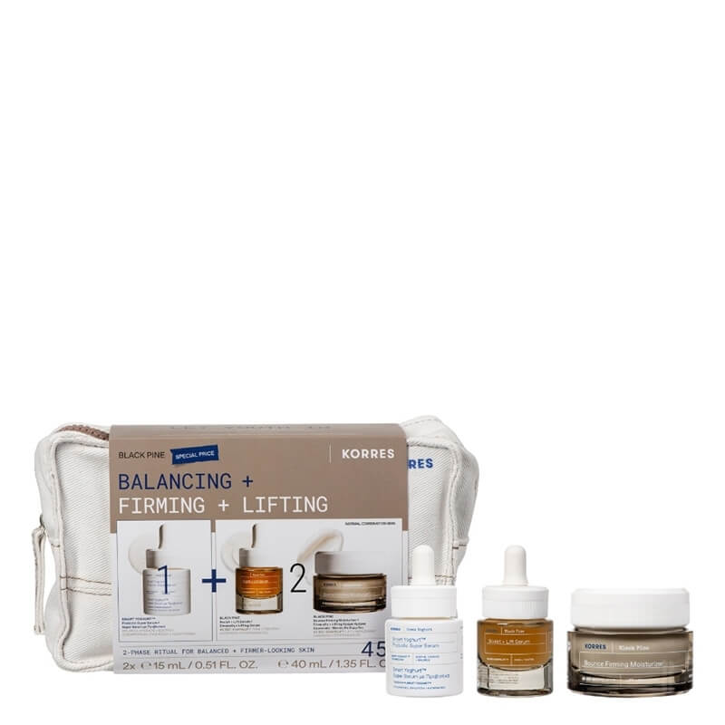 Korres Balancing + Firming + Lifting ZESTAW Serum 15 ml + Serum 15 ml + Krem na dzień 40 ml