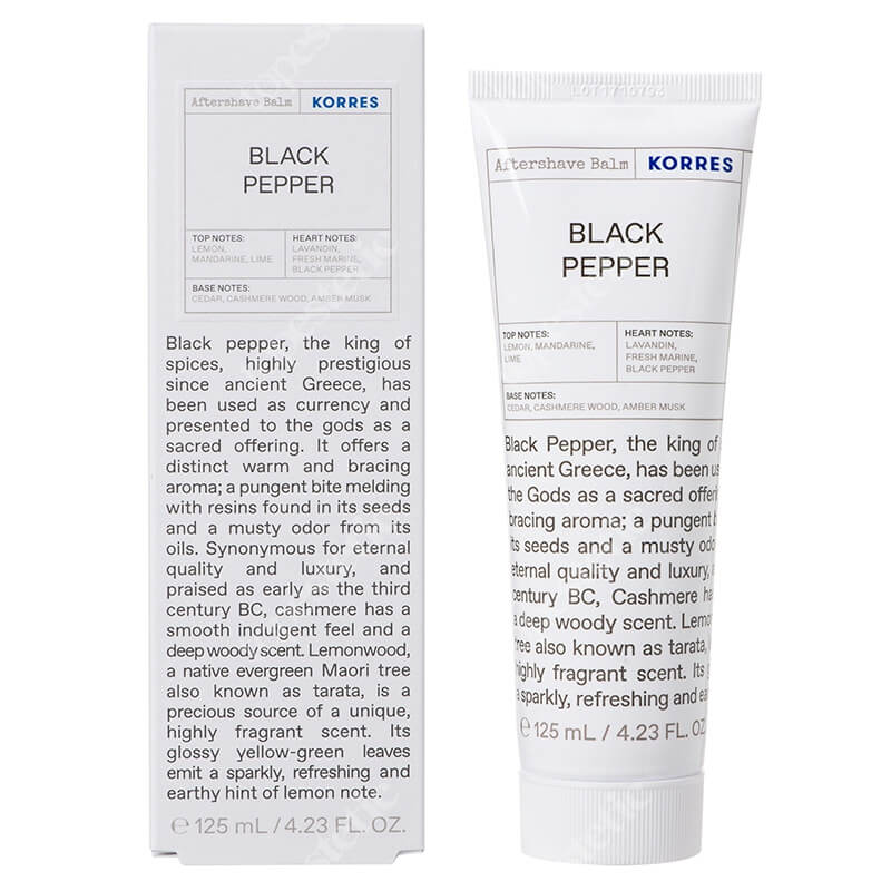 Korres Black Pepper After Shave Balm Balsam po goleniu 125 ml