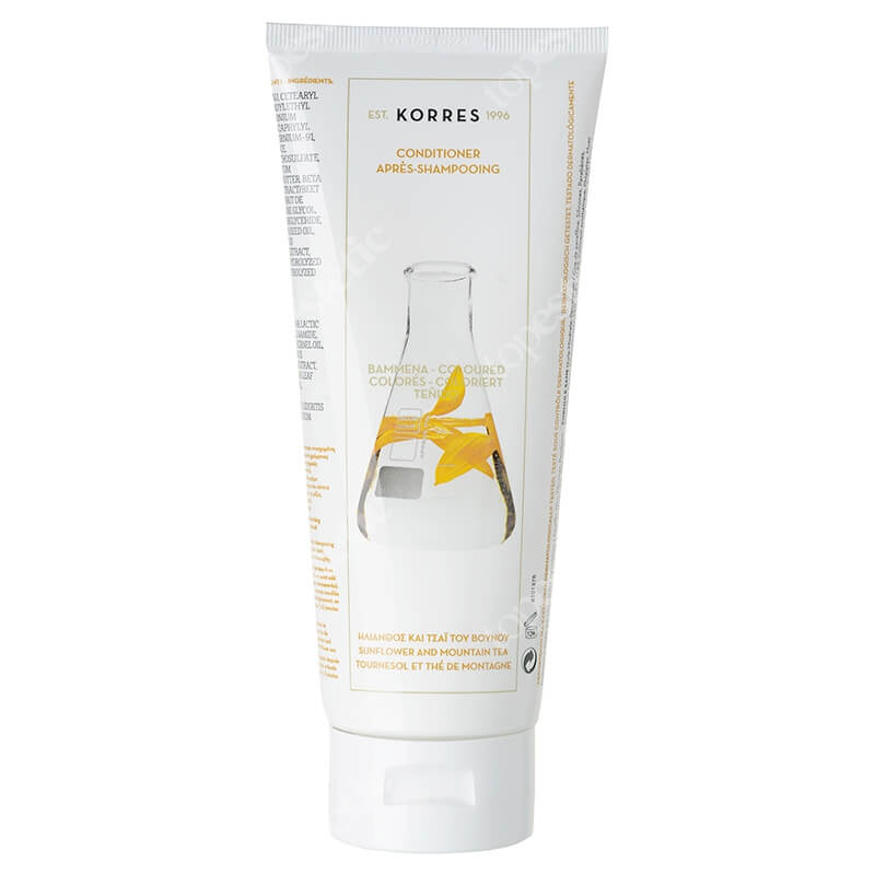 Korres Conditioner Sunflower and Mountain Tea Odżywka z wyciągiem ze słonecznika i herbaty (włosy farbowane) 200 ml