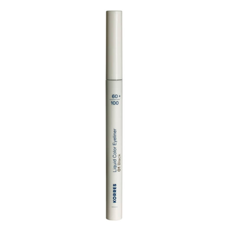 Korres Eyeliner Wodoodporny eyeliner w płynie (kolor 01 Black) 1 ml