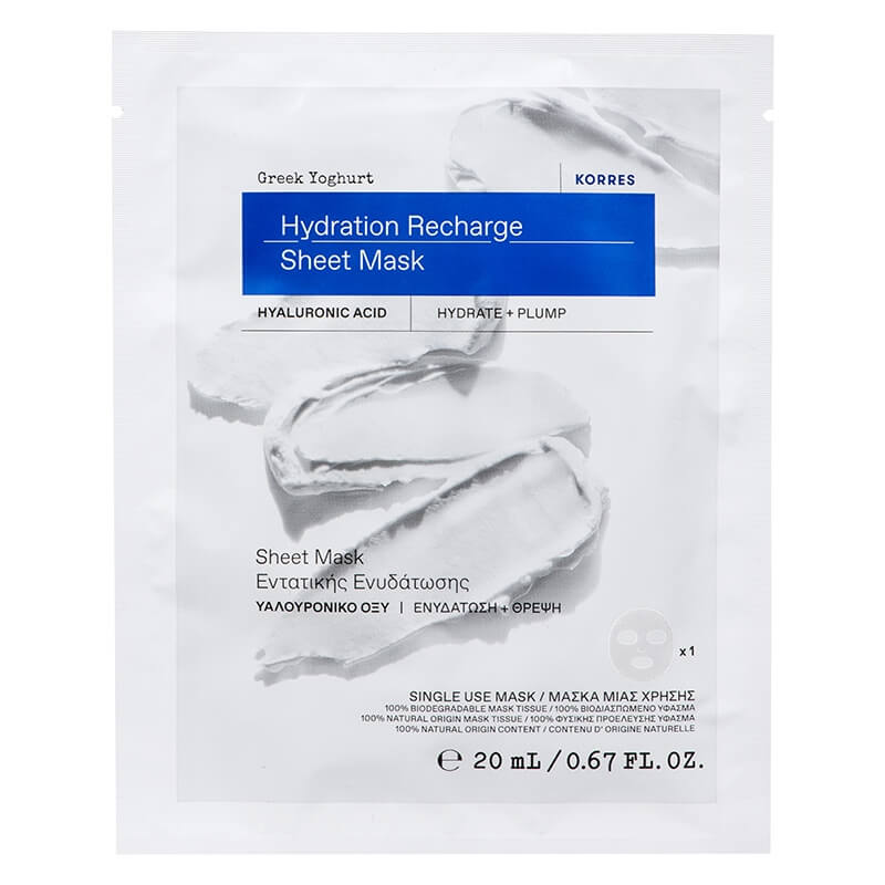 Korres Hydration Recharge Sheet Mask Maska w płachcie 20 ml
