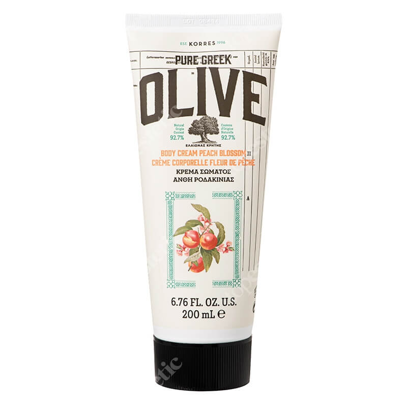 Korres Olive And Peach Blossom Body Cream Mleczko nawilżające do ciała 200 ml