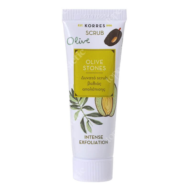 Korres Olive Stones Intense Exfoliation Oczyszczający scrub do twarzy 18 ml