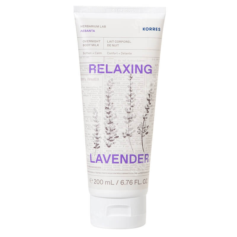 Korres Overnight Body Milk Relaxing Lavender Mleczko do ciała 200 ml