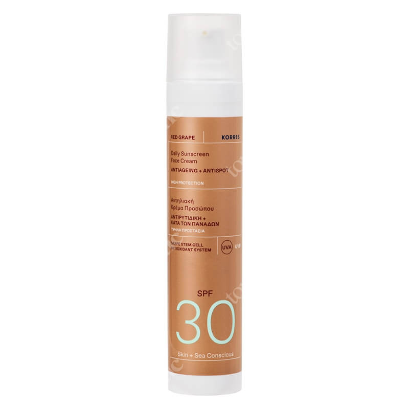 Korres Red Grape Daily Sunscreen Face Cream SPF 30 Krem - żel ochronny do twarzy SPF 30 50 ml