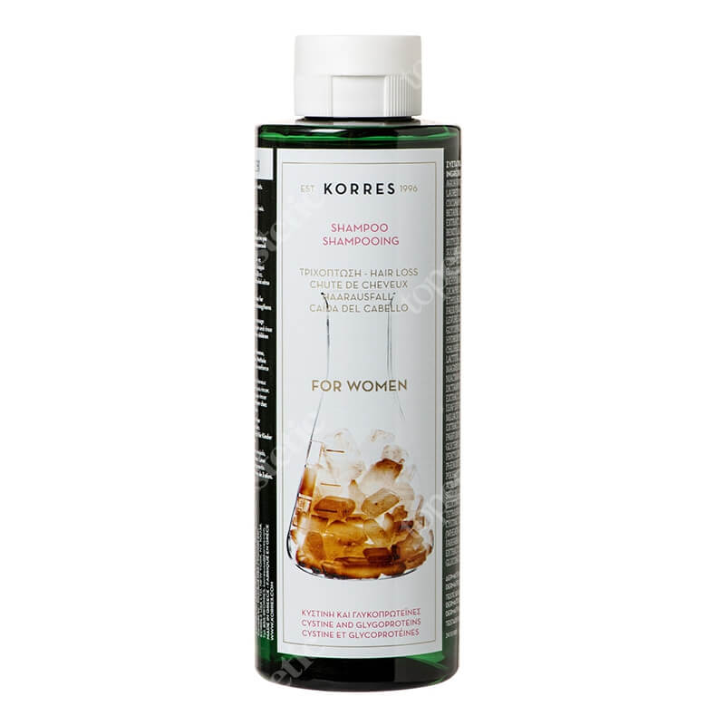 Korres Shampoo Cystine And Glycoproteins Szampon dla kobiet przeciw wypadaniu włosów z cystyną i glikoproteinami 250 ml