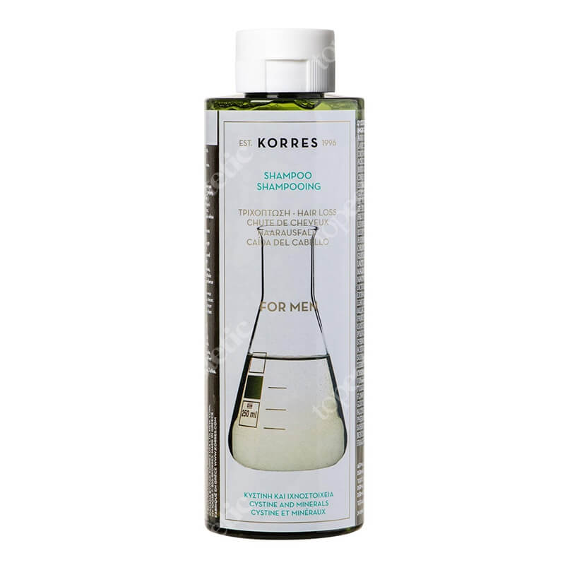 Korres Shampoo Cystine And Minerals Szampon dla mężczyzn przeciw wypadaniu włosów z cystyną i minerałami 250 ml