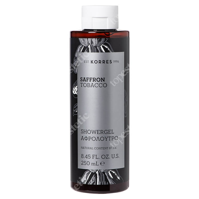 Korres Showergel Saffron Tobacco Żel pod prysznic o zapachu szafranu i tytoniu 250 ml