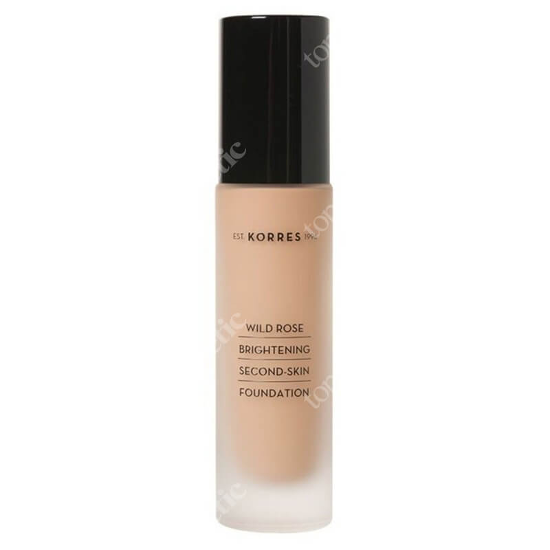 Korres Wild Rose Brightening Second Skin Foundation Podkład (kolor WRF3) 30 ml