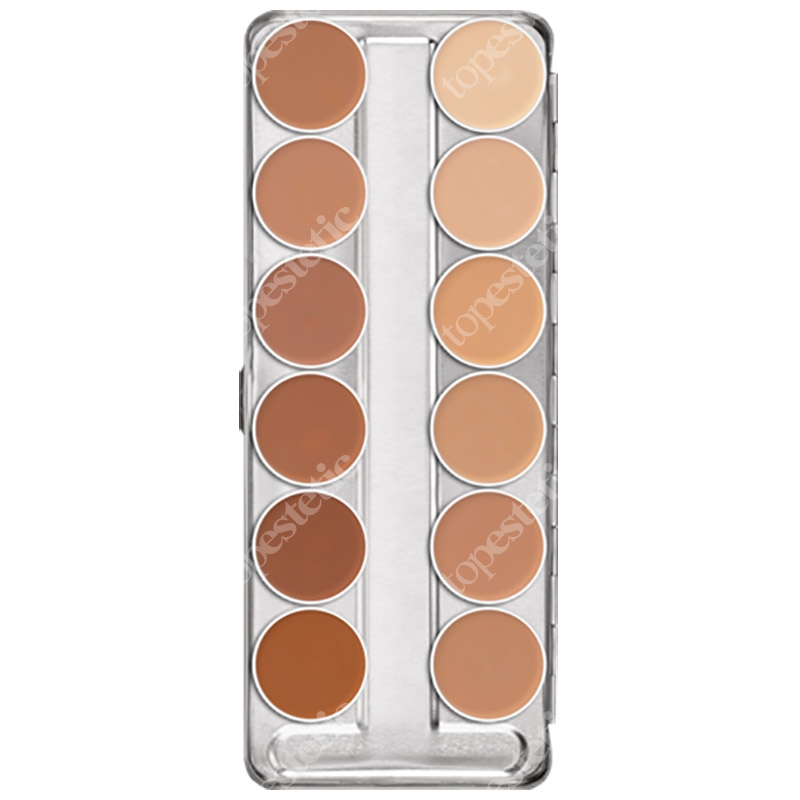 Kryolan Dermacolor Camouflage Creme Paleta 12 kol. kamuflaży (kolor C) 40 g