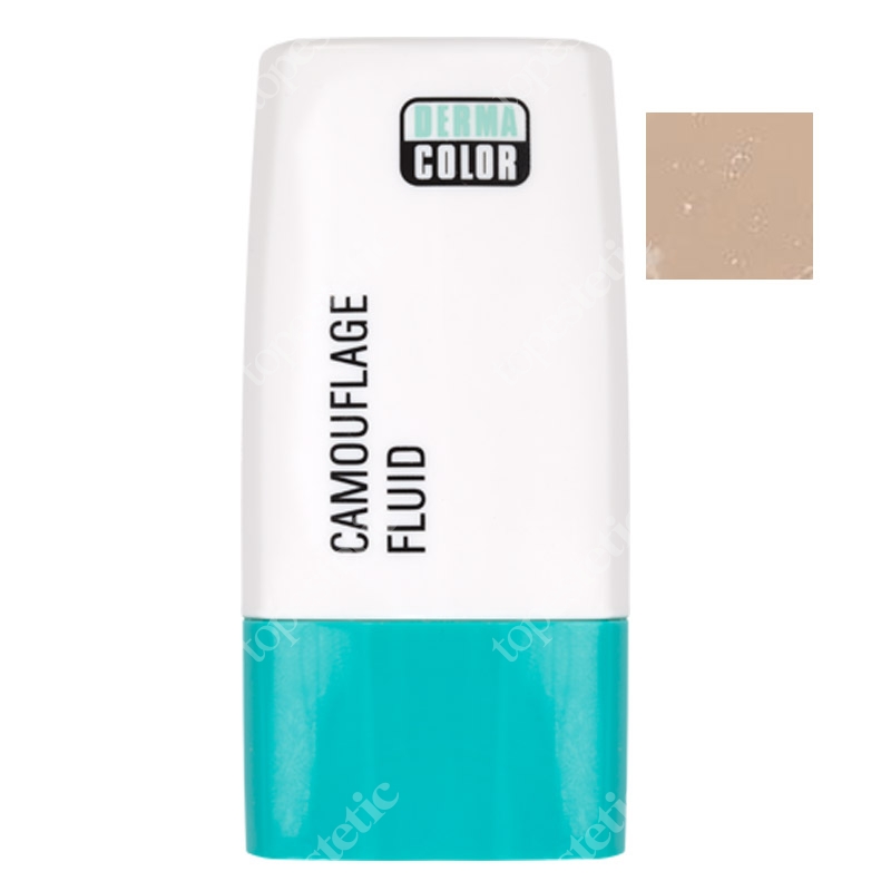 Kryolan Dermacolor Camouflage Fluid Płynny podkład z wit. E (kolor D7) 30 ml