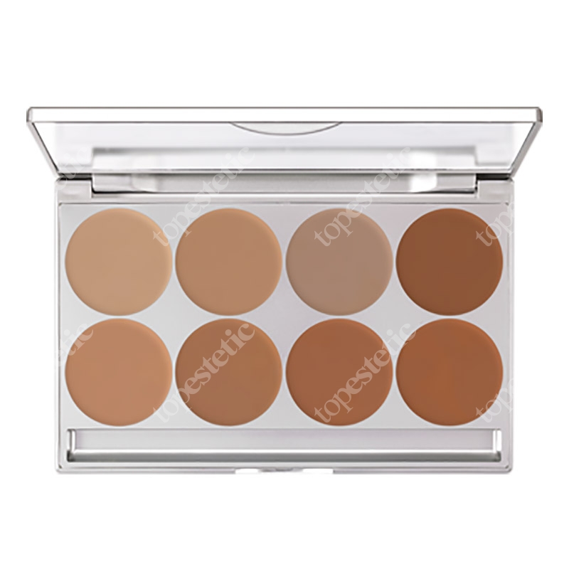 Kryolan Dermacolor Light Foundation Cream Paleta 8 kolorów podkładów (kolor A1-A8) 24 g
