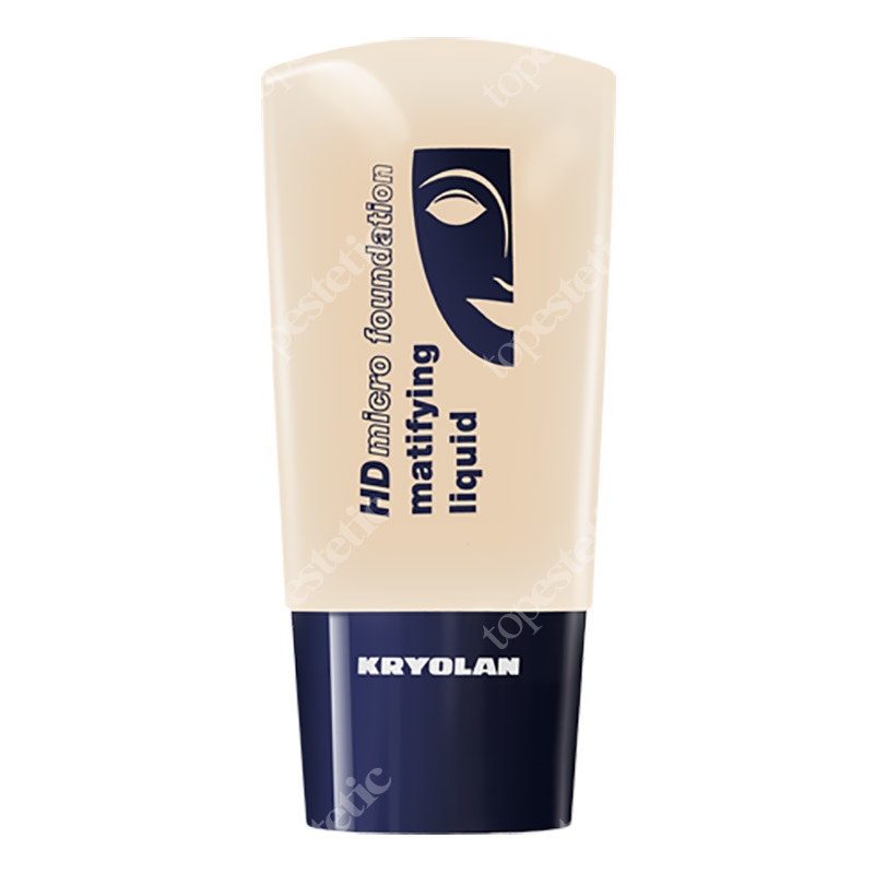 Kryolan HD Micro Foundation Matifying Liquid Podkład matujący HD (kolor 200) 30 ml