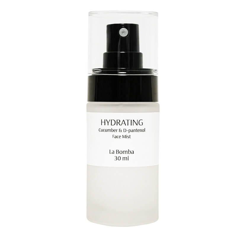 La Bomba Hydrating Mist Cucumber D-pantenol Mgiełka nawilżająco-kojąca o zapachu ogórka 30 ml