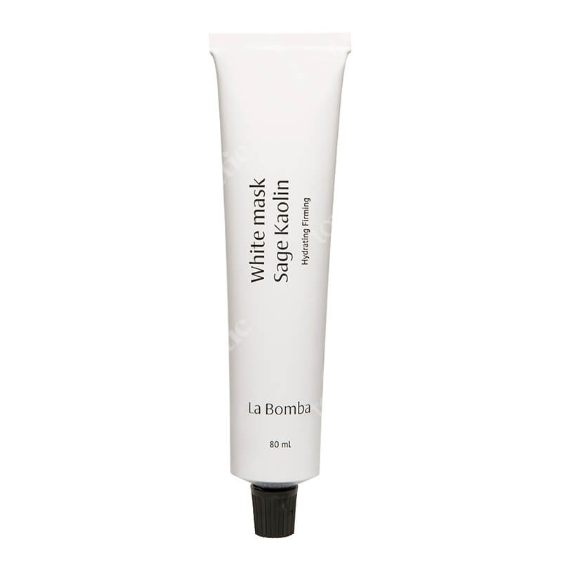 La Bomba White Mask Sage Kaolin Maseczka łagodząca do cery suchej i wrażliwej 80 ml