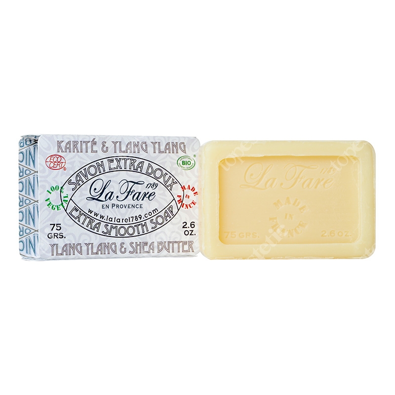 La Fare Smooth Soap Shea Butter Ylang Ylang Delikatne mydło - masło Shea i Ylang Ylang 75 g