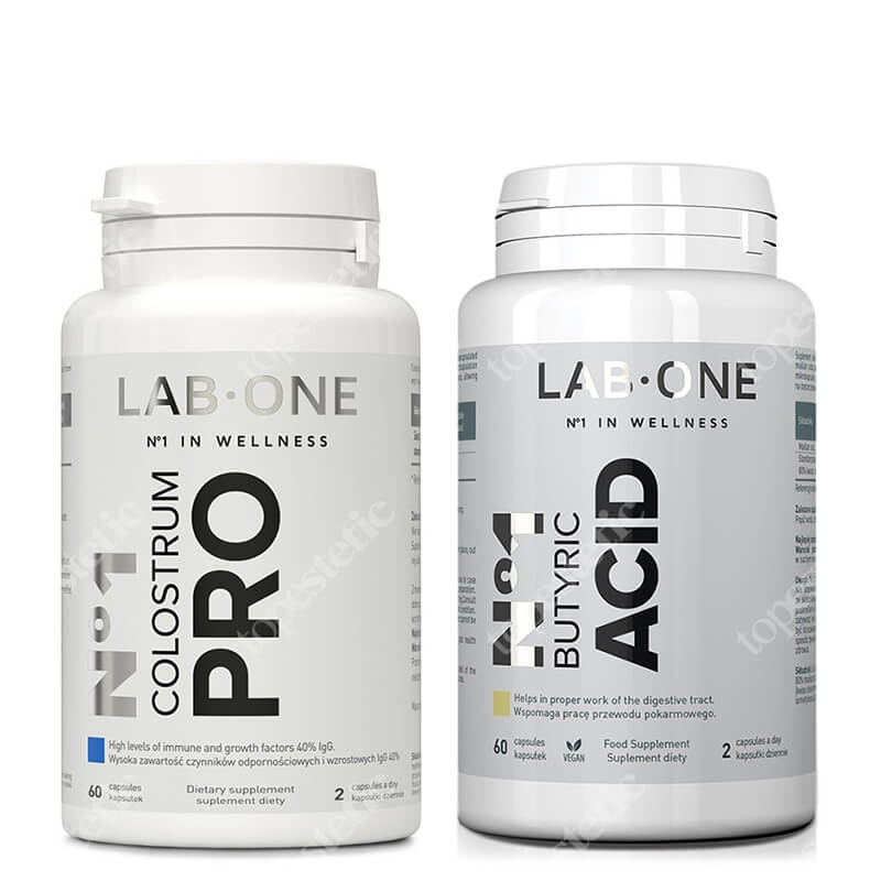 Lab One Healthy Set ZESTAW Suplement diety 60 kaps + Naturalne wsparcie dla układu immunologicznego 60 kaps.