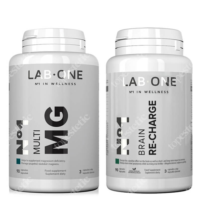Lab One Kuracja Na Pamięć I Koncentrację ZESTAW Suplement diety 90 kaps + Suplement diety 90 kaps.